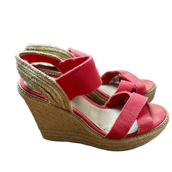Steve Madden Eira Fabric  Espadrilles Sandals Wedge - Picture 1 of 11